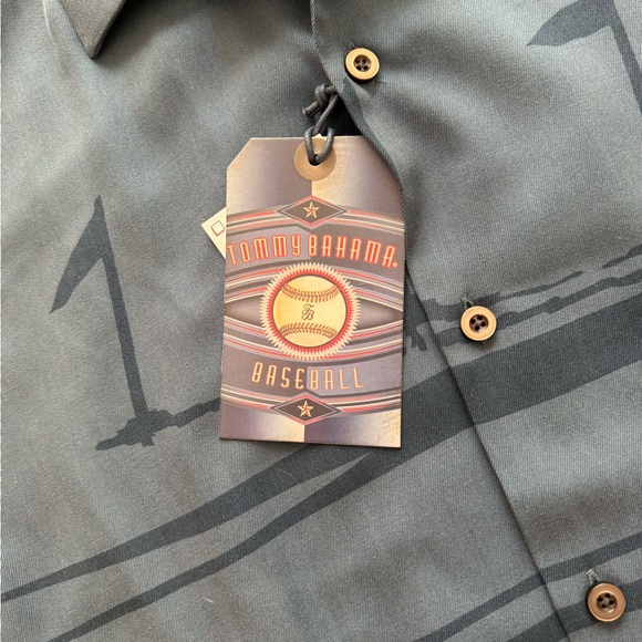 Tommy Bahama 100% Silk LA Dodgers short sleeve button up shirt Men’s S - Picture 8 of 8